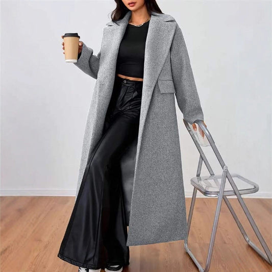 Women's neutral colored Wool Coat
