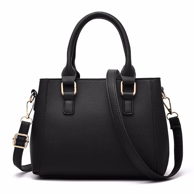 Luxury-Inspired Structured Neutral Handbag